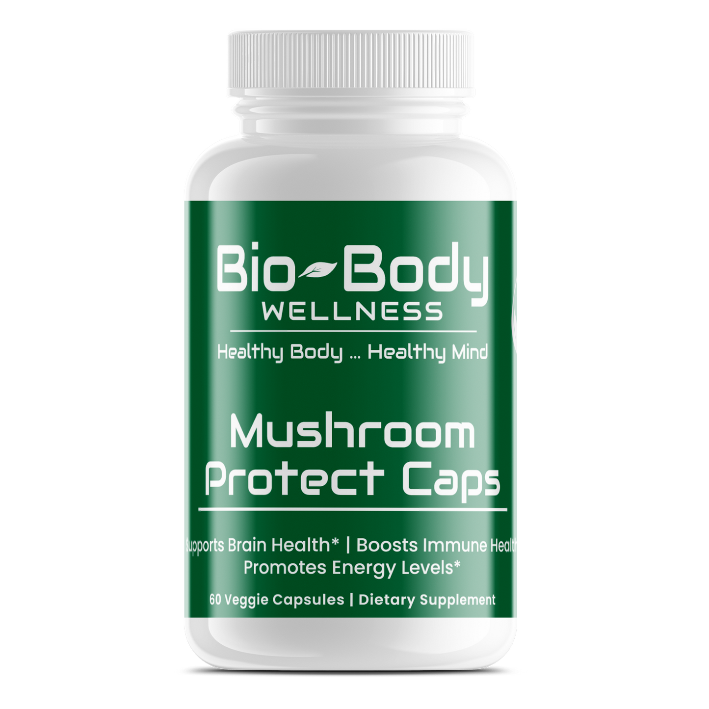 Mushroom Caps - Cordyceps, Reishi, Chaga and Lions Mane