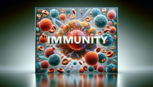 immunity image of good cells attacking bad cells
