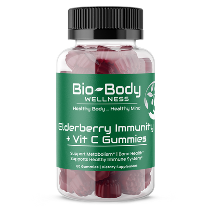 Elderberry Immunity  + Vit C Gummies